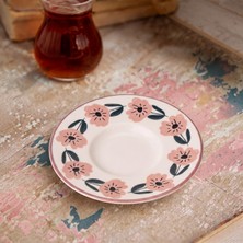 Evidea Kitchen Gül Bahçesi Çay Tabağı - Renkli - 12,5 cm