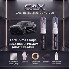 CAXCOLORS Ford Puma / Kuga Rötüş Boyası ve Premium Rötüş Seti (25 ml Boya + 25 ml Vernik + Ekipmanlar