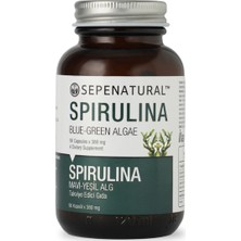 Sepe Natural Spirulina 90 Kapsül X 380mg | Yosun Hapı