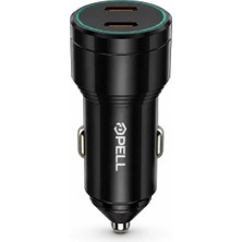 PELL PL-C19 2 Portlu Hızlı Araç Şarj Cihazı, Çift USB Girişli Çakmaklık Şarj Adaptörü