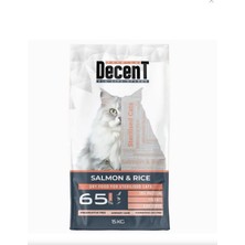 Mestore Decent Premium Sterilised Somon Balıklı Kısırlaştırılmış Kedi Maması 15 kg - DC7844-KDKSRBLK