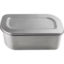 Lurch - “salad Box” 1,200 ml Paslanmaz Çelik, Beslenme/salata Kabı, Fırınlanabilir -Silikon Kayışlı - 240938
