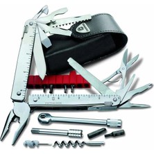 Victorinox 3.0339.L Swisstool x Plus Ratchet (Deri Kılıflı)