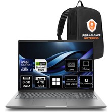 Hp Zbook x G2I Intel Core Ultra 7 356H Rtx Pro 1000 6gb Gddr7 8gb Ram 4tb SSD 16" Wuxga (1920 x 1200) WIN11 Pro DN9T2ESP505 Mobil Iş Istasyonu + Per4 Çanta
