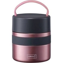 Lurch - "ıso-Pot" 500 ml Metalik Pembe, Paslanmaz Çelik - Çift Cidarlı Yemek Termosu - 240845