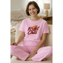 Yeni İnci Pamuklu Pijama Takımı PJM106