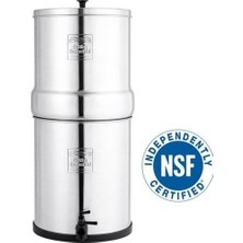British Berkefeld - 6 Lt. Portatif Paslanmaz Çelik Su Arıtma Cihazı x 2 Ultra Florür Seramik Filtre - W9361168-01