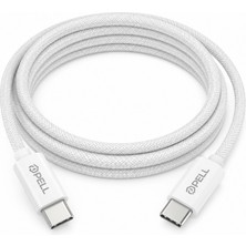 PELL PL-X23 60W PD Type-C to Type-C Hızlı Şarj Kablosu 1m, Örgülü Data Kablosu