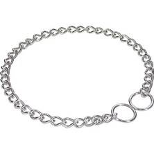 Mestore Doggie Eğitim Serisi Boğma Zincirli Köpek Boyun Tasması - 3,5X55-55CM - Stainless - BZT55STAINLESS