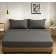 Meslina Home Lastikli Çarşaf – Tek Kişilik & Çift Kişilik Yatak Çarşafı 5 Renk Seçenekli