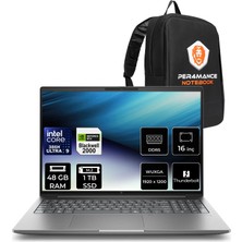 Hp Zbook x G2I Intel Core Ultra 9 386H Rtx Pro 2000 8gb Gddr7 48GB Ram 1tb SSD 16" Wuxga (1920 x 1200) Freedos DN6B3EAP333 Mobil Iş Istasyonu + Per4 Çanta