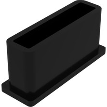 CATEKSSS 10X30 mm Düz Iç Profil Tapası Siyah (2 Adet)
