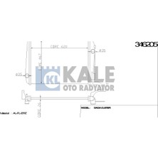 Kale Radyatör Duster 1.5 Dcı 20110+ 8200880550 346205