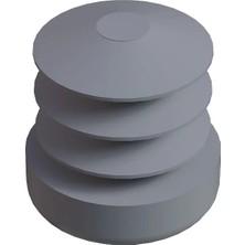 CATEKSSS 24 mm Iç Alm Kelebek Gri (2 Adet)