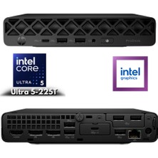 Hp Prodesk 4 Mini G1I Ultra 5-225T 32-Gbddr5 512 GB Intel Graphics Mini Pc Windows 10 Home BY6X8ETHMF72