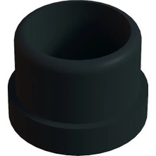 CATEKSSS 21 mm Düz Iç Profil Tapası 1.5 mm Siyah (2 Adet)