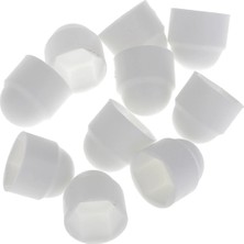 CATEKSSS M12 Somun Kapağı, Plastik Somun Kapama, Somun Gizleyici Kapak - Beyaz (2 Adet)