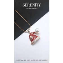 Serenity Şapka Figür Çelik Kolye