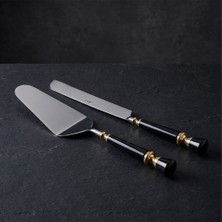 Jumbo Black 2 Parça Pasta Servis Seti