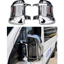Otokap Universal Citroen Jumper 2024-2026 Uyumlu Abs Krom Ayna Kapağı Takım (2 Adet)