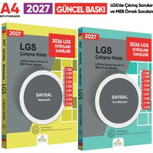 Karakutu Yayınları 2027 LGS 8.Sınıf Çıkmış ve MEB Örnek Sorular Matematik-FEN SAYISAL Çalışma Kitabı 2li Kitap SETİ