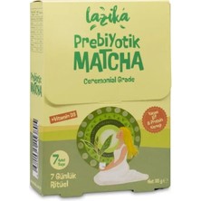Lazika Prebiyotik Matcha 7 Saşe (35 g) - Seremoni Matchası, MPC80, Hindiba Lifi, Doğal Vanilya