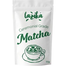 Lazika Sadece Matcha 50 g - Seremoni Kalitesi %100 Saf Matcha Tozu, Taş Değirmen Öğütümü