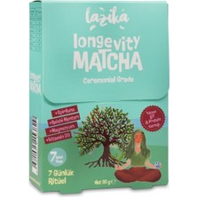 Lazika Ritual Matcha 7 Saşe (35 g) - Seremoni Matchası, MPC80, Hindiba Lifi, Doğal Aroma