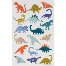 Meri Meri - Dinosaurs Tattoo Sheets - Dinozor Geçici Dövmeleri -2'li