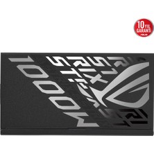 Asus Rog Strıx 1000W Platınum Psu – 80 Plus Platınum, Cybenetıcs Platınum, Atx 3.1, Pcıe 5.1, Rog Equalızer, 12V-2X6, 10 Yıl Garanti