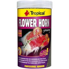 Tropical Flower Horn Young Pellet Genç Flower Horn Balıkları Için Renklendirici Balık Yemi 250 ml 95