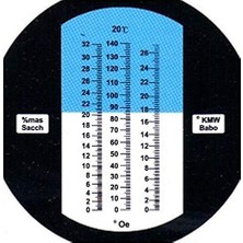 Atc 0-140 Oe Meyve Şeker Refraktometresi 0-32 Brix Sacch
