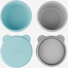 Oioi Mini Bites - Aqua /powder Grey