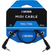Boss BCC-1-3535 – 30 cm – Yer Tasarrufu Sağlayan 3,5 mm Trs-Mıdı Kablosu – Yüksek Kaliteli Bağlantı