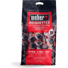 Weber 17591 - Barbekü Için Kömür Briketleri, 8 kg