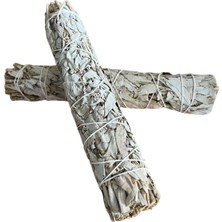 Great Loom California White Sage 22CM Tütsü Demeti -%100 Doğal ve Sürdürülebilir Üretim - 2'li Set