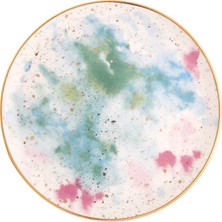 Porland Cosmos Desen6 Düz Tabak 24 cm