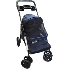 Tommy Evcil Hayvan Arabası 74,5X46,5X97,5 cm Lacivert 15 kg