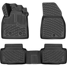 Bmy Oto Aksesuar Renault Duster Eco G E-Tech Full Hibrit 4x2 2024 Sonrası Ile Uyumlu 3D Araca Özel Havuzlu P
