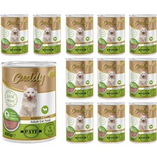 Cuddy Yetişkin Kedi Kuzulu Pate 400 gr x 12 Adet