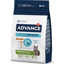 Advance Junior Sterilized Tavuklu Kısır Kedi Maması, 10 kg