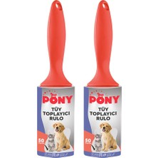 Pony Tüy Toplayıcı Rulo 2 Li Set Kedi Köpek