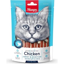 Wanpy Tavuklumorina Balıklı Kedi Ödülü 80G