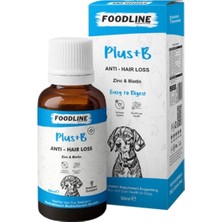 Foodline Köpekler Için +B Damla 50 Ml, Tüy Sağlığını Destekleyici Biotinli Multivitamin