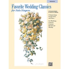 Alfred Music Favorite Wedding Classics For Solo Singers: Medium High