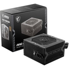 MSI Msı Mag A650BN Atx Pc Güç Kaynağı (650 Watt, Modüler Değil, 80 Bronz, Siyah)