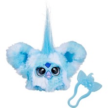 Furby Furblets Sno-Way Holiday Edition Mini Friend, 45+ Sesler ve Müzik, Sadece Eşyalı Konuşuyor, 6
