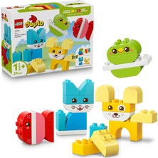 LEGO Duplo Ilk 3'ü 1 Arada Yaratıcı Sevimli Hayvanlar 10477