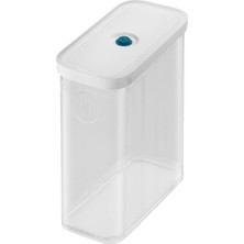 Zwilling Zwıllıng Fresh & Save Cube Vakumlu Saklama Kabı 3m, 21 Santimetre, Şeffaf Akdeniz Mavisi
