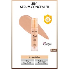 3 In 1 Serum Concealer Spf 50 Nemlendirici Göz Altı Kapatıcısı - 10 Medium